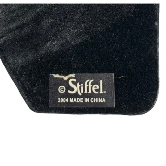 Vintage Picture Frame Stiffel Brown Red Gemstones 6x6 Frame - Picture 5 of 5